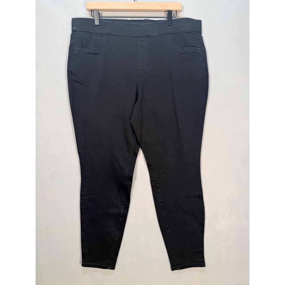EVRI Womens 16WS Mid Rise Jegging Black Pull On Stretch Skinny Pants NEW